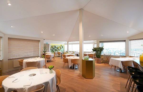 Klimaatplafond op restaurant 